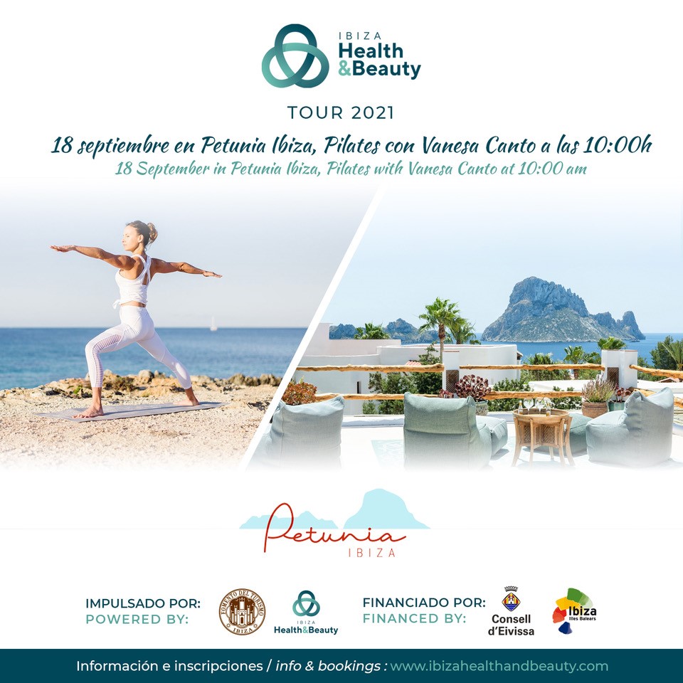 IH&B TOUR 2021: Pilates con Vanesa Canto en Petunia Ibiza
