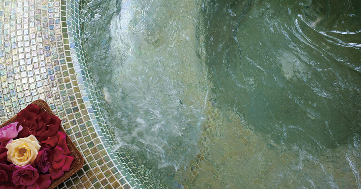 tray of flowers in an agritourism spa