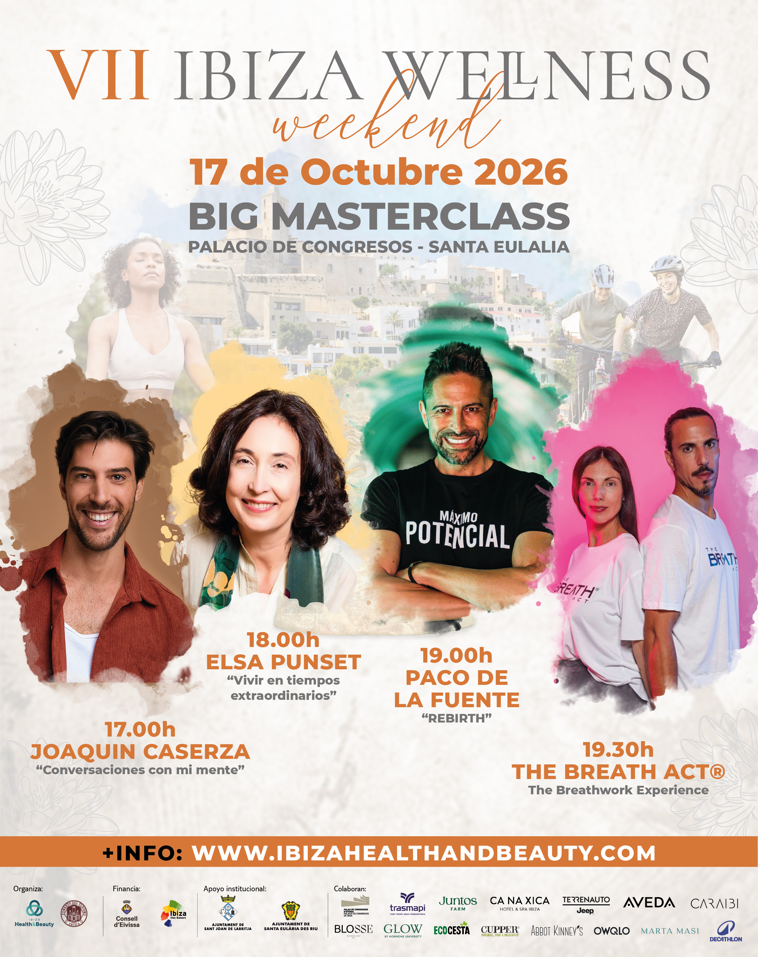 VII IBIZA WELLNESS WEEKEND 2026 - SATURDAY 17 OCTOBER (EVENING) - BIG MASTERCLASS