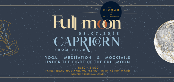 A SUMMER OF FULL MOON NIGHTS AT THE HOTEL RIOMAR WITH THE BEST ASTROLOGICAL AND SPIRITUAL ACTIVITIES